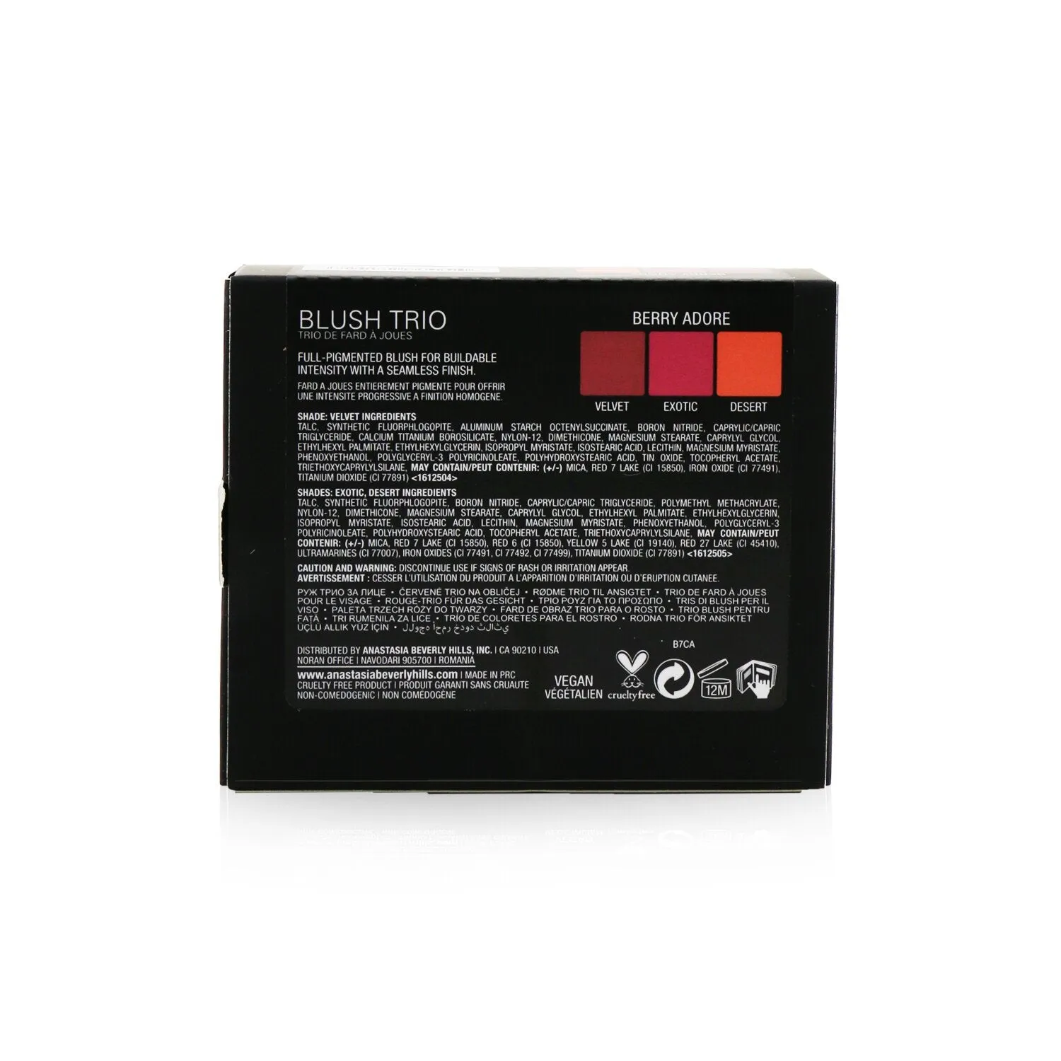 Anastasia Beverly Hills Blush Trio - # Berry Adore  9g/0.33oz