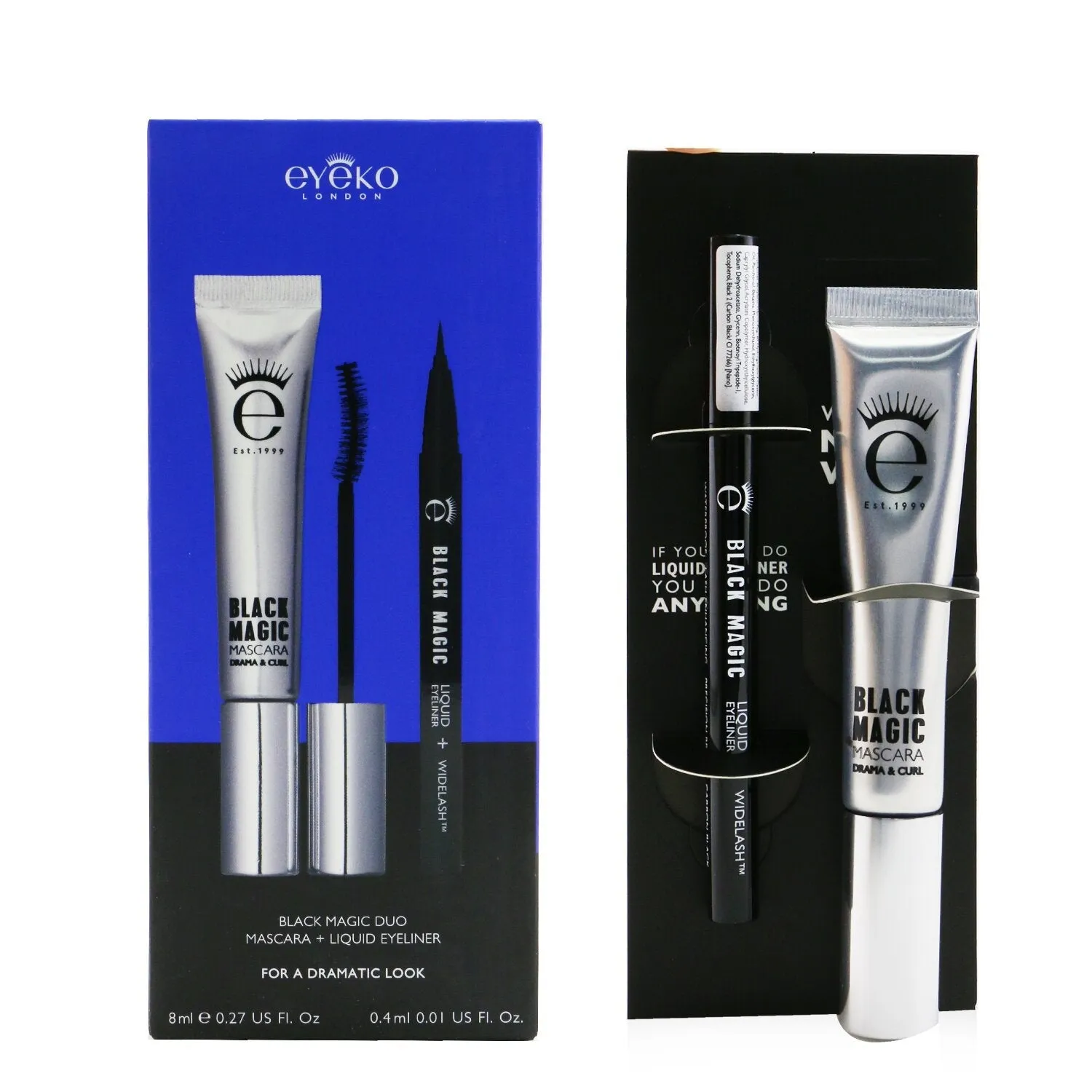 Eyeko Black Magic Duo (1x Mascara   1x Liquid Eyeliner)  2pcs