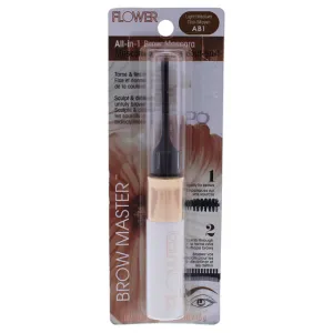 Flower Beauty Brow Master All-In-1 Brow Mascara - AB1 Light Medium by Flower Beauty for Women - 0.35 oz Eyebrow