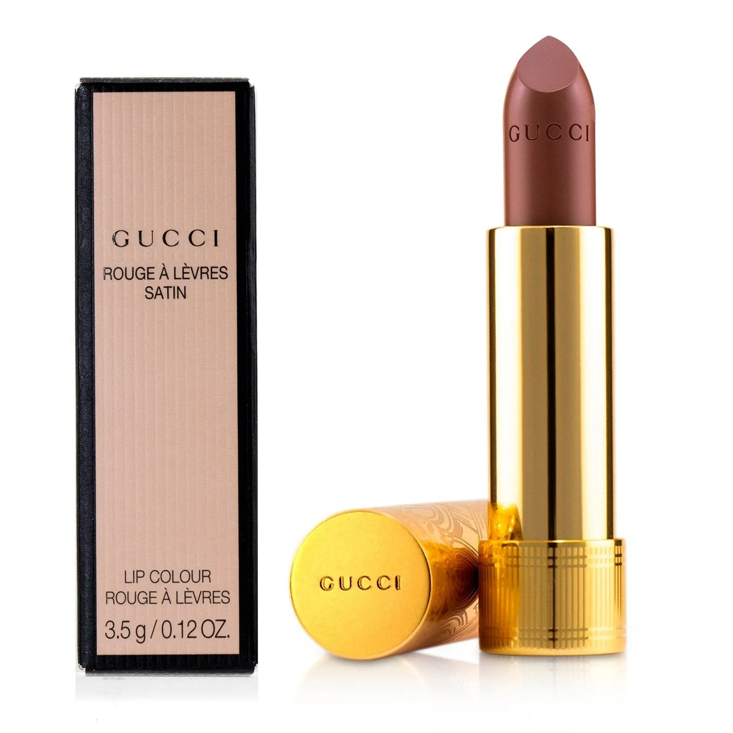 Gucci Rouge A Levres Satin Lip Colour - # 201 The Painted Veil  3.5g/0.12oz