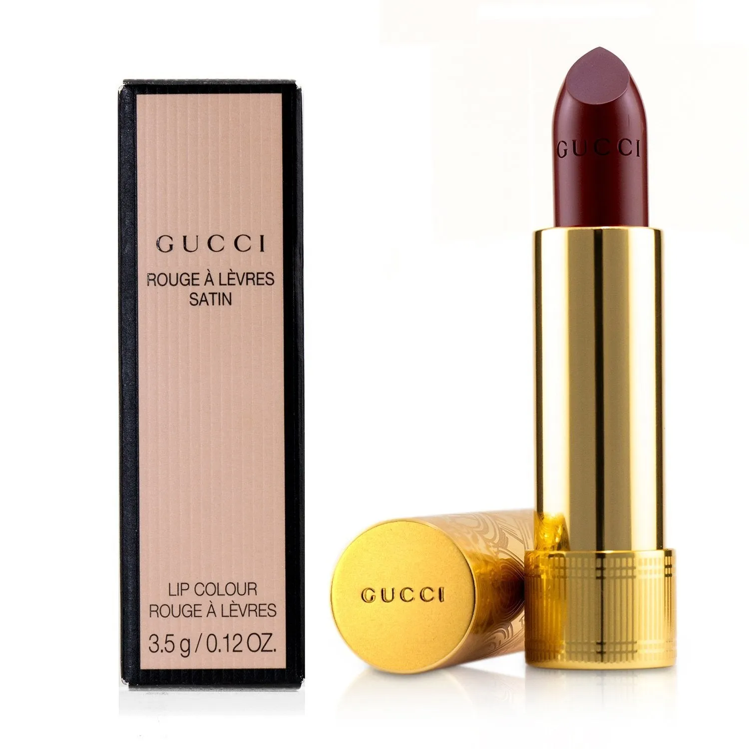 Gucci Rouge A Levres Satin Lip Colour - # 600 The Fallen Sparrow  3.5g/0.12oz