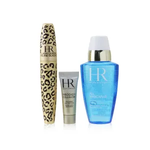 Helena Rubinstein Lash Queen Feline Blacks Mascara Set: Mascara 7.2ml   Prodigy Eye Treatment 3ml   Eye MakeUp Remover 50ml  3pcs