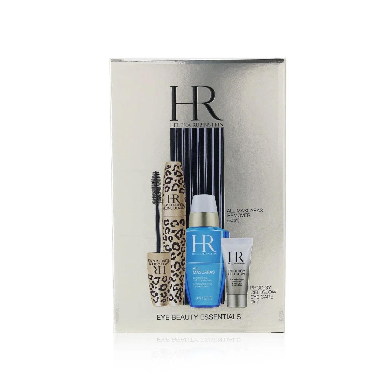 Helena Rubinstein Lash Queen Feline Blacks Mascara Set: Mascara 7.2ml   Prodigy Eye Treatment 3ml   Eye MakeUp Remover 50ml  3pcs