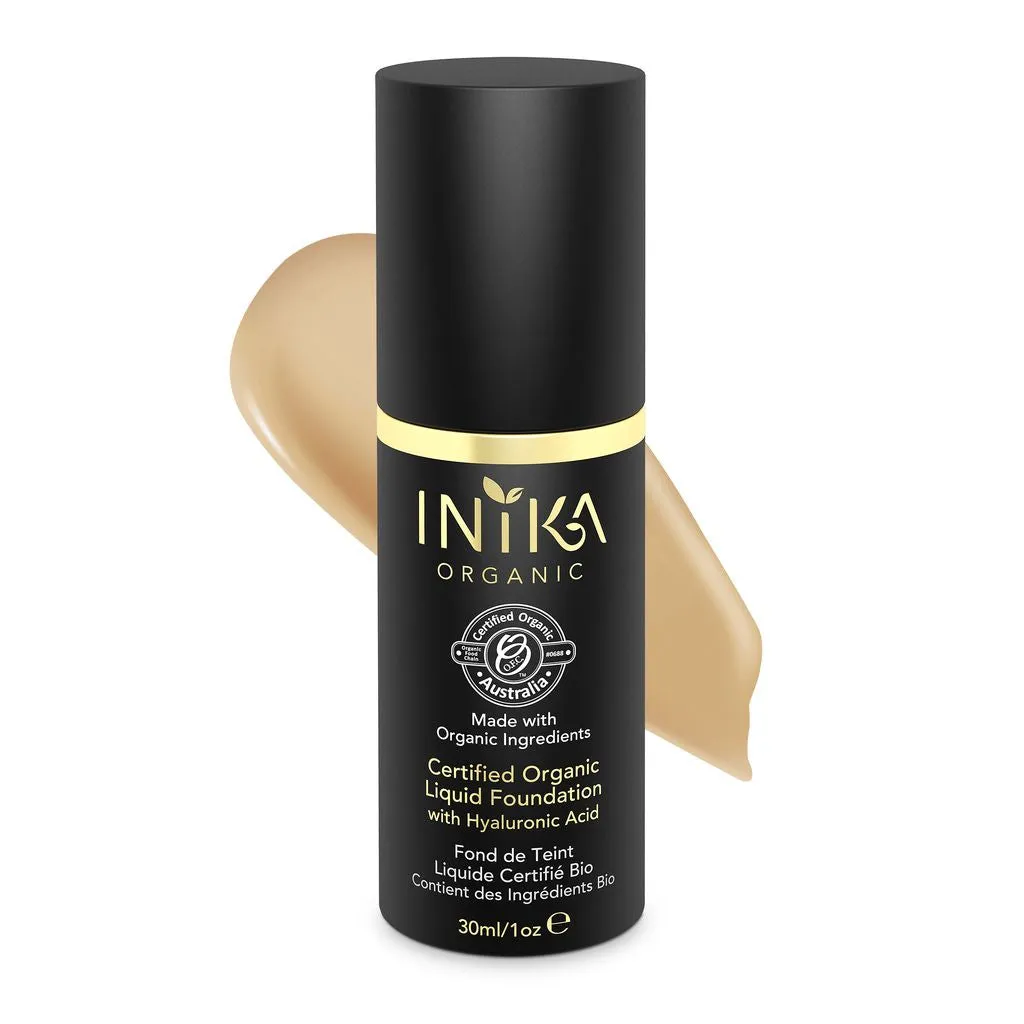 Inika Certified Organic Liquid Foundation 30ml Porcelain