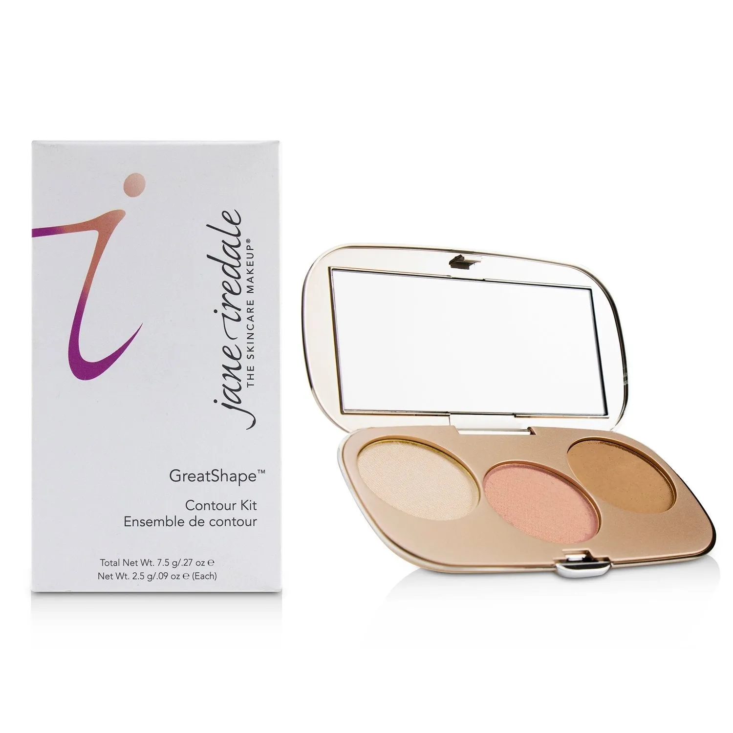 Jane Iredale GreatShape Contour Kit (1x Highlight. 1x Blush. 1x Contour) - # Warm  7.5g/0.27oz