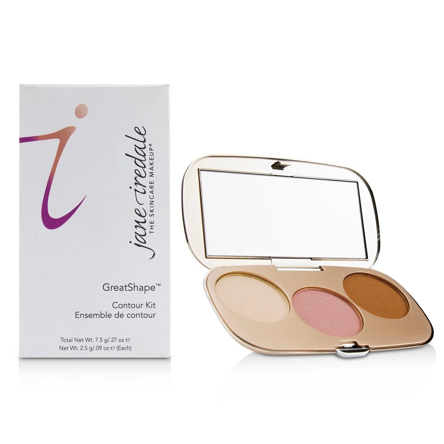 Jane Iredale GreatShape Contour Kit (1x Highlight. 1x Blush. 1x Contour) - # Warm  7.5g/0.27oz