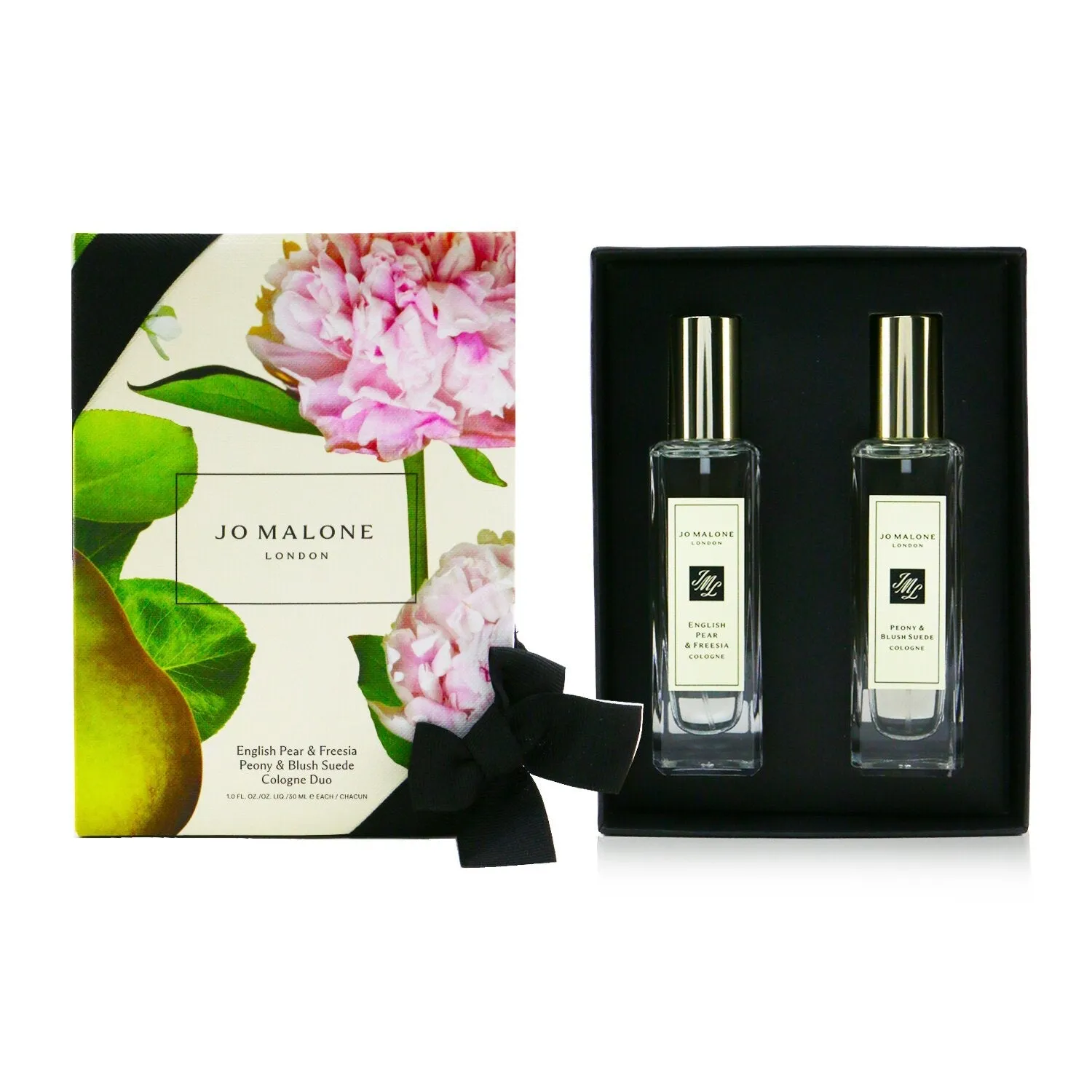 Jo Malone Cologne Duo Coffret: English Pear & Freesia . Peony & Blush Suede  2x30ml/1oz