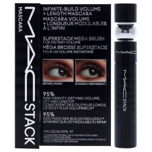 MAC MAC Stack Superstack Mega Brush Mascara - Black by MAC for Women - 0.41 oz Mascara