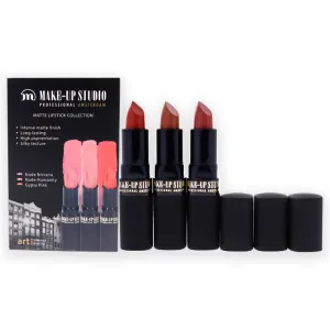 Make-Up Studio Special Lips Set by Make-Up Studio for Women - 3 Pc Lipsticks - Nude Nirvana. Nude Humanity. Gypsy Pink