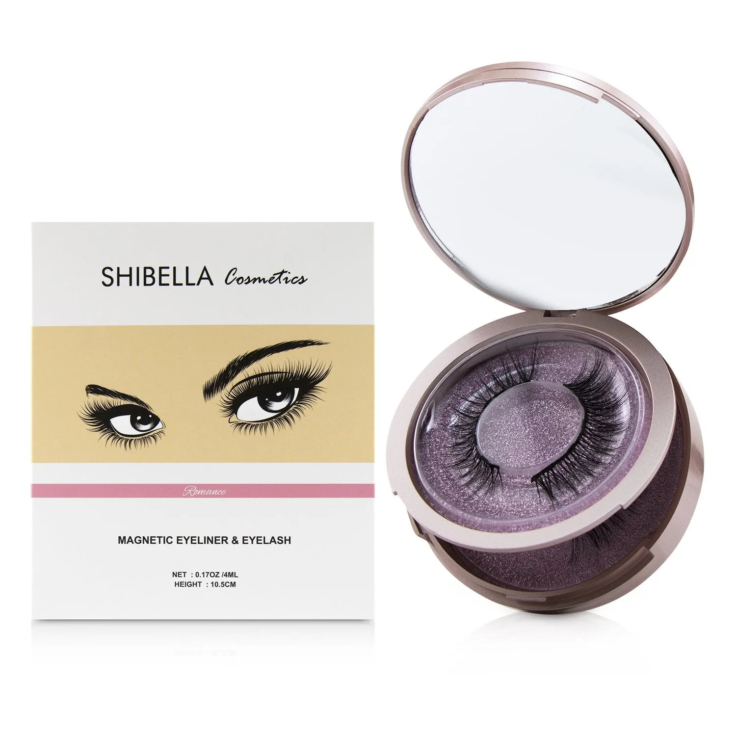 SHIBELLA Cosmetics Magnetic Eyeliner & Eyelash Kit - # Charm  3pcs