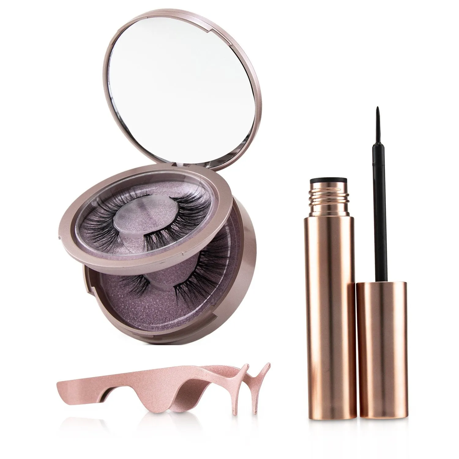 SHIBELLA Cosmetics Magnetic Eyeliner & Eyelash Kit - # Charm  3pcs