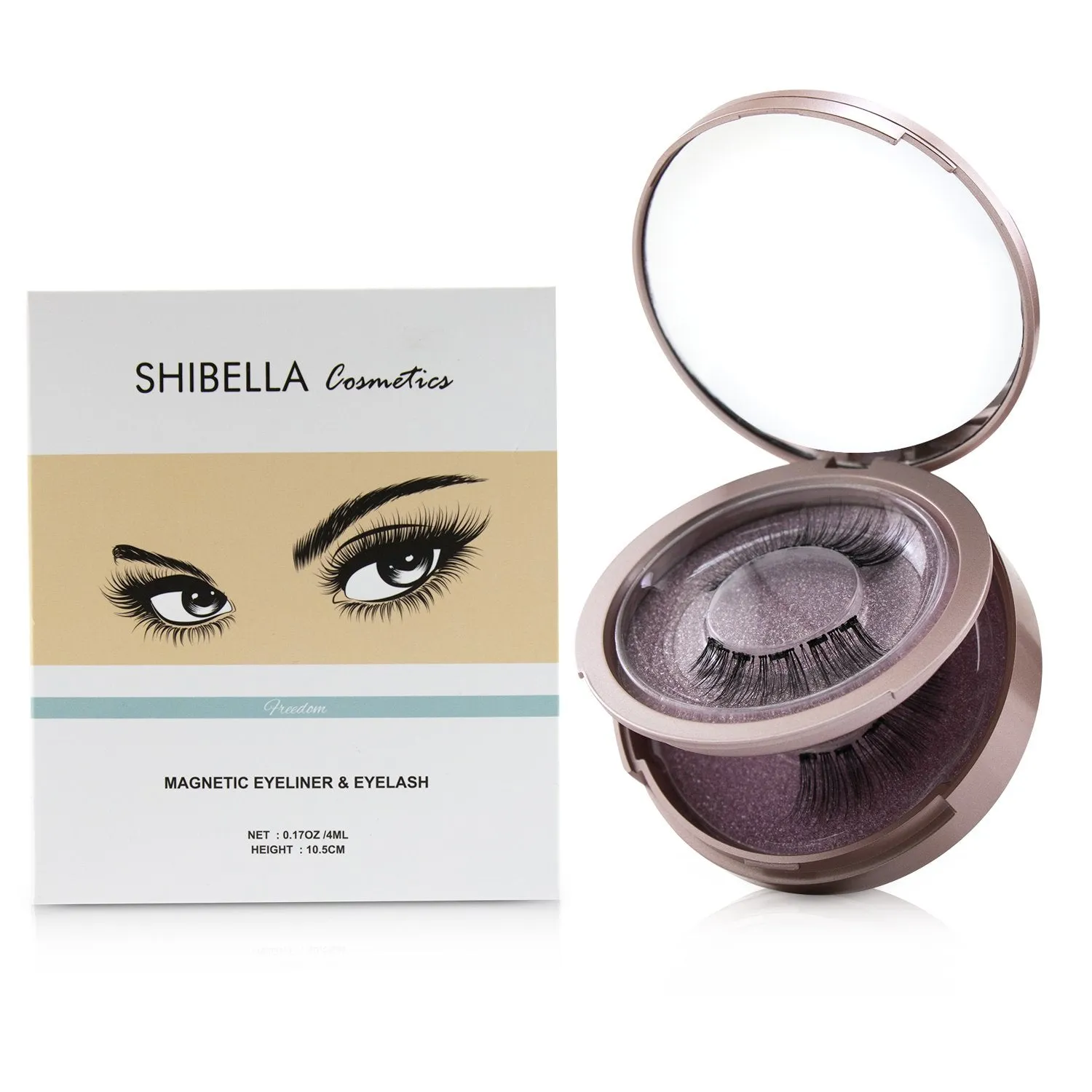 SHIBELLA Cosmetics Magnetic Eyeliner & Eyelash Kit - # Charm  3pcs
