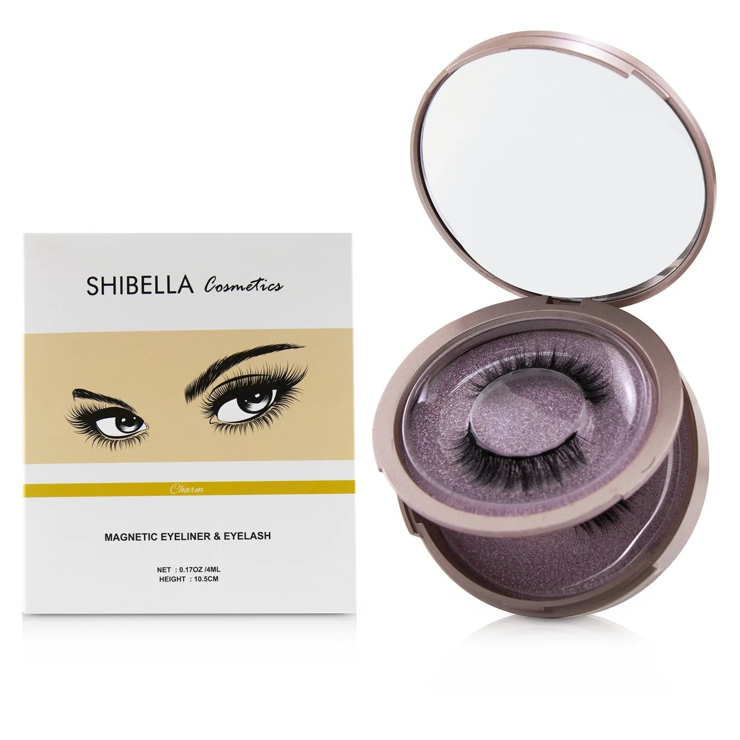 SHIBELLA Cosmetics Magnetic Eyeliner & Eyelash Kit - # Charm  3pcs