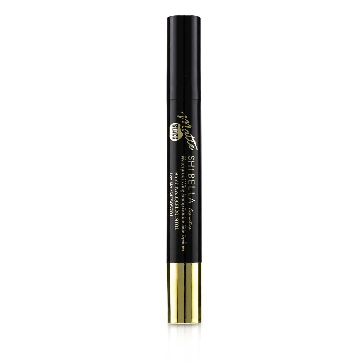 SHIBELLA Cosmetics Waterproof 24 Hours Long Lasting Wing Stamp Eyeliner Double Side Eyeliner  Thick Stamp  4.5ml/0.1587oz