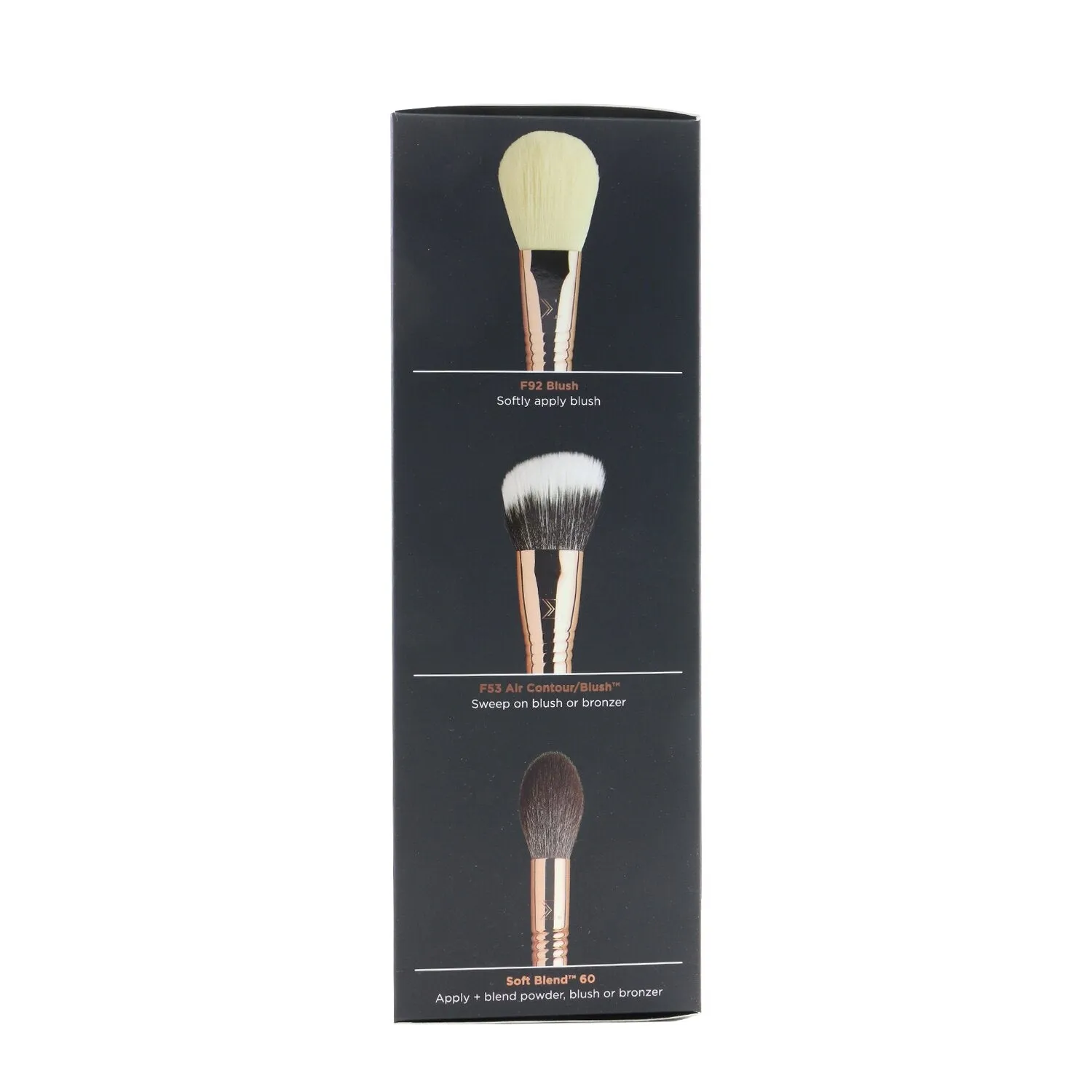 Sigma Beauty Bloom   Glow Brush Set (3x Rose Gold Brush. 1x Bag)  3pcs