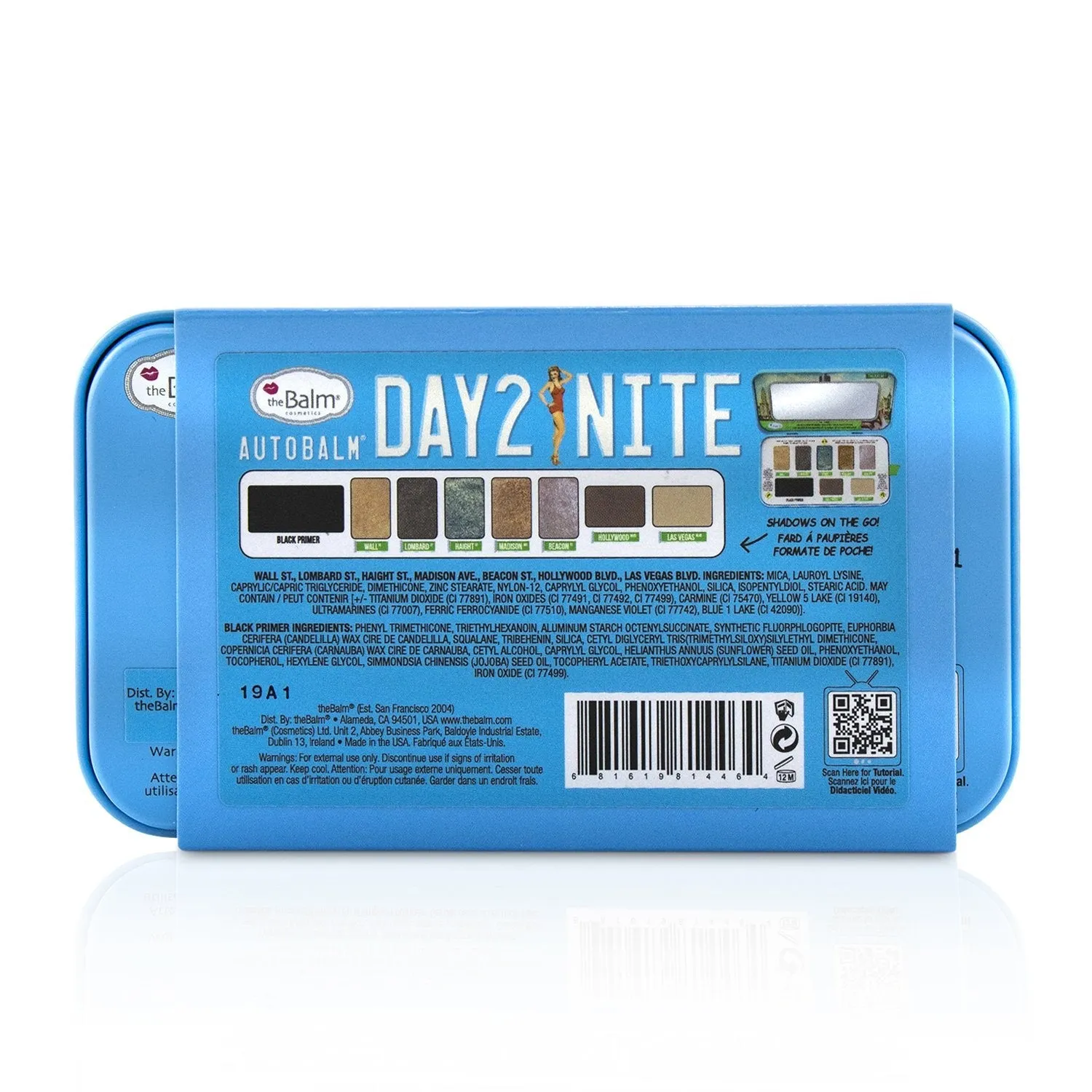 TheBalm Autobalm Shadows On The Go Palette (1x Eye Primer. 7x Eyeshadow) - # Pic Perf  6.7g/0.23oz